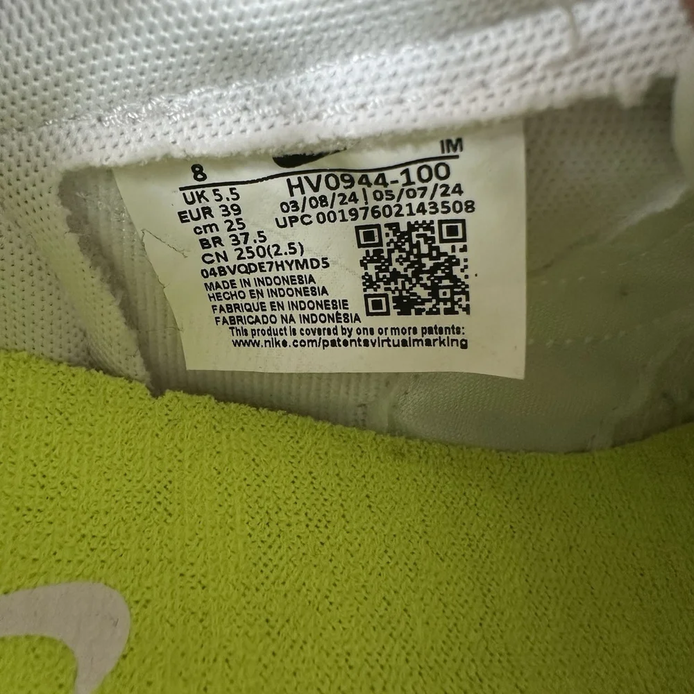 Nike Killshot 2 CC White Volt Photon Dust Casual Shoes HV0944-100 Women's Size 8